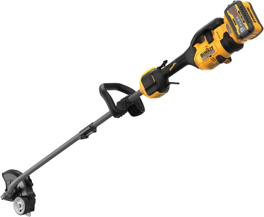 DEWALT 60V MAX Cordless Lawn Edger Kit, FLEXVOLT Battery  Charger Included (DCED472X1)