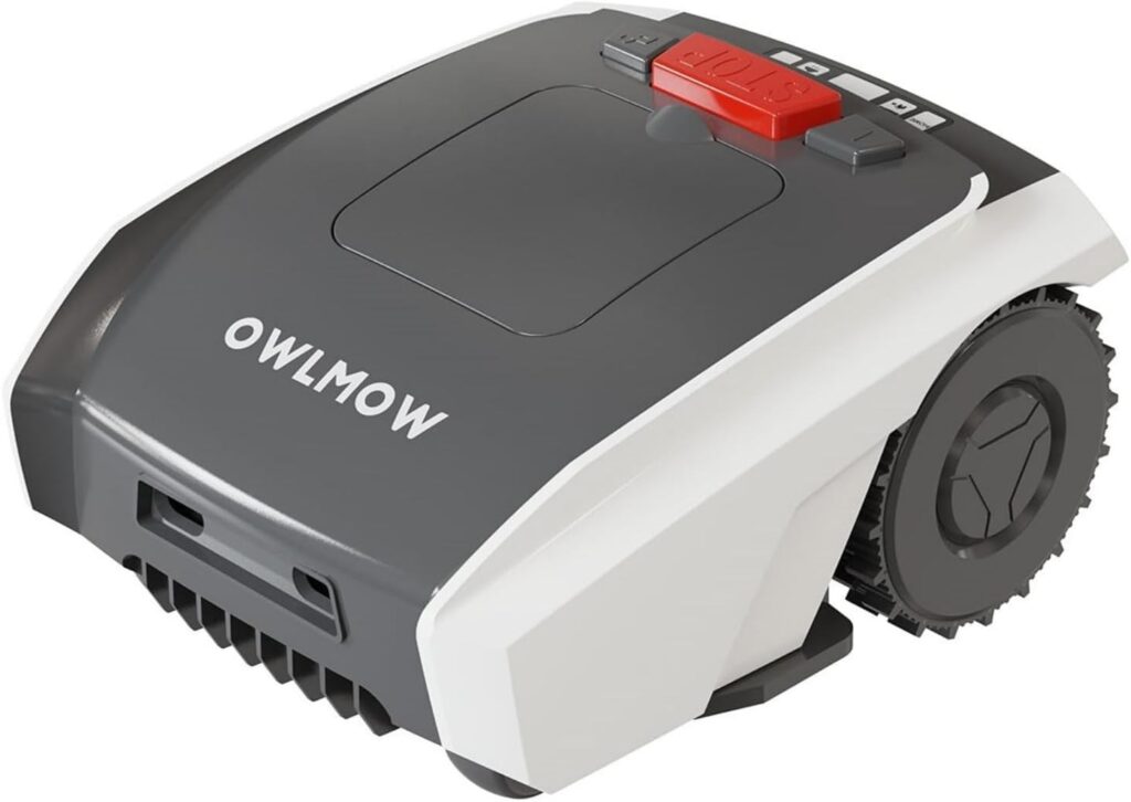 OWLMOW Robot Lawn Mower with GPS Path Planning, Mows Up to 2/3 Acre /29,000 Sq.Ft, APP Control with Schedule, Stoppage Re-Cutting, Custom Mowing, Narrow Paths, Self-Charging, IPX5, Wi-Fi