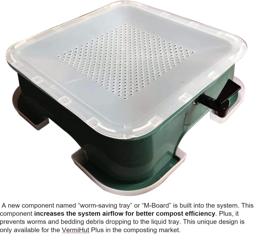 VermiHut Plus 5-Tray Worm Compost Bin – Easy Setup and Sustainable Design