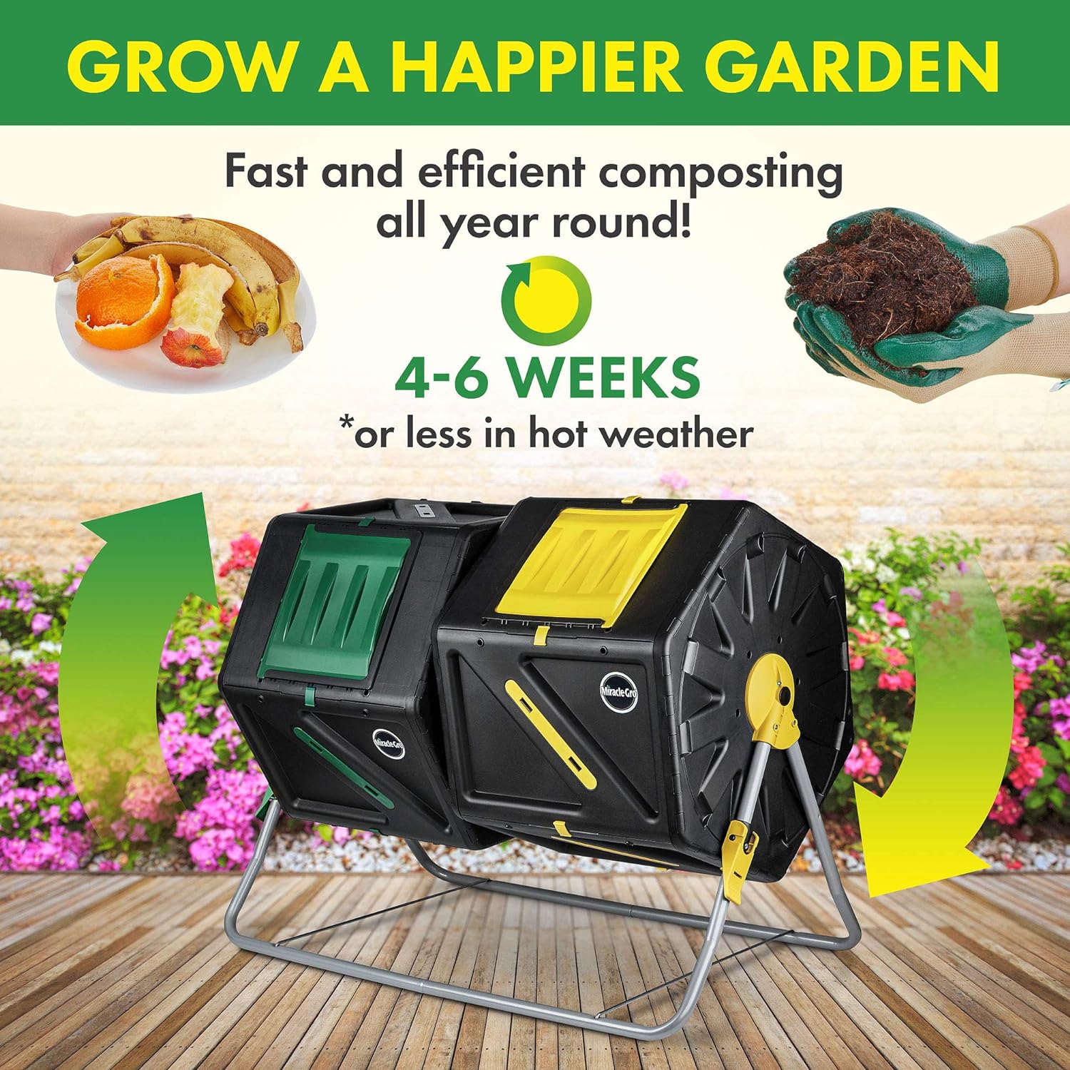 Miracle-Gro Large Compost Tumbler Review